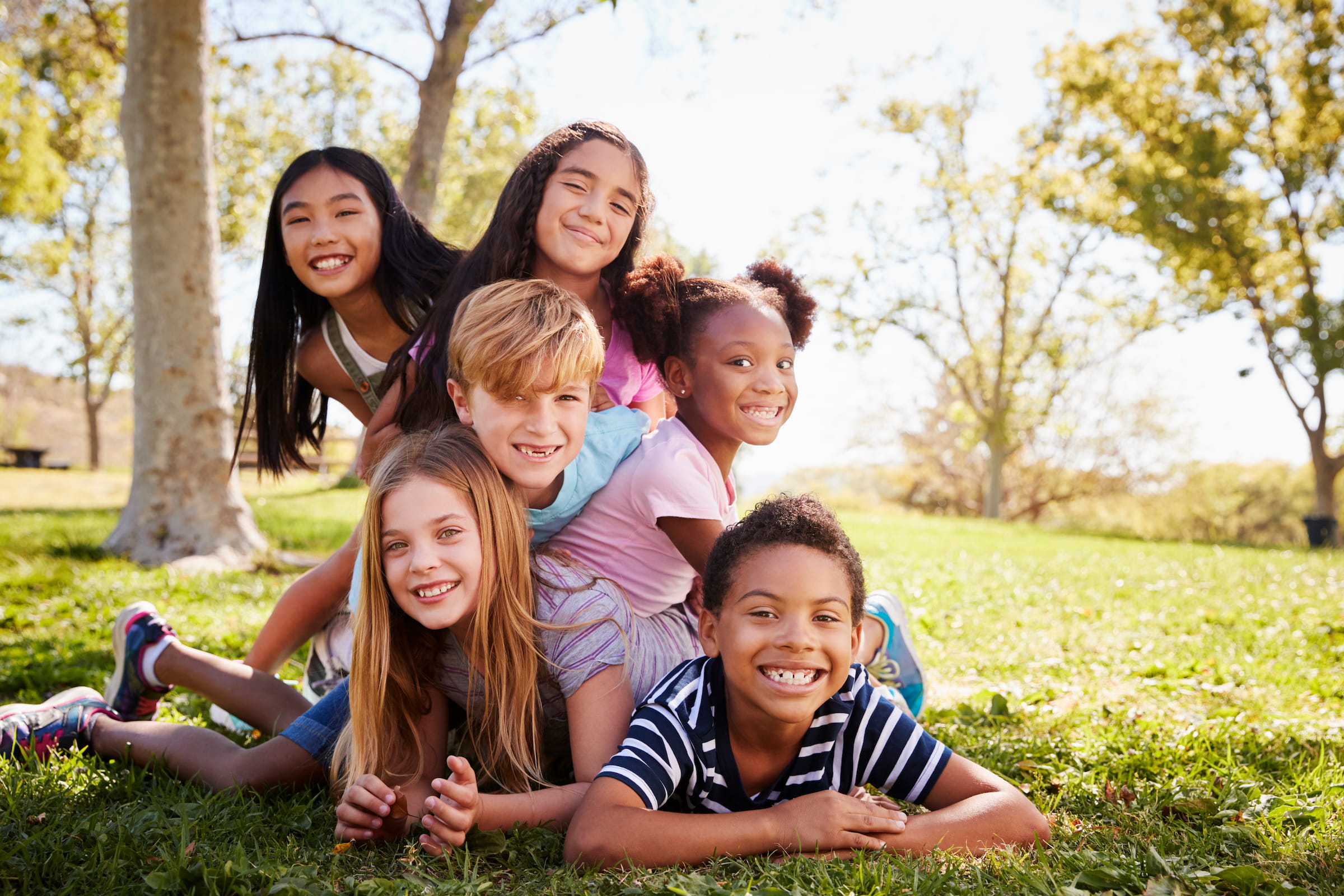 Children building friendships at Muskegon Pediatrics